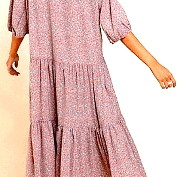 50. POL Ditzy Bean Floral MIDI Dress - Picture 9 of 15